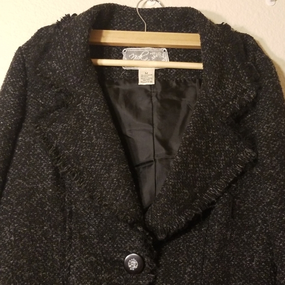 Nick & Mo Anthro wool blend single button blazer - Picture 2 of 8